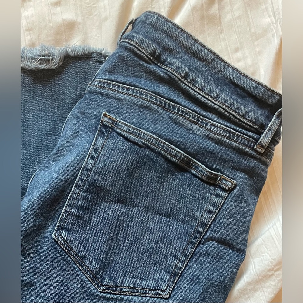 LOFT Outlet Curvy Straight High Waisted Jeans Size 12